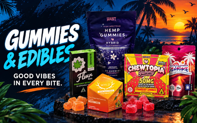 Hemp gummies and edibles