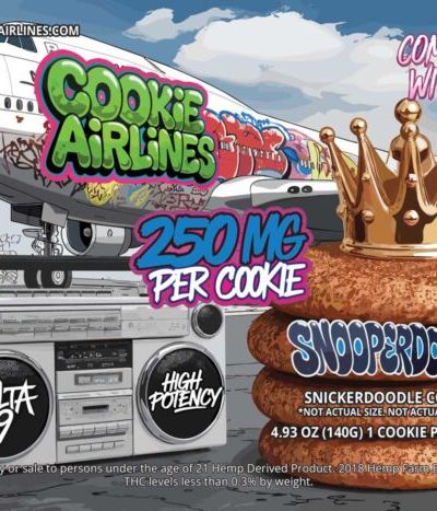 Cookie Airlines Cookies Snooperdoodle D9 250MG