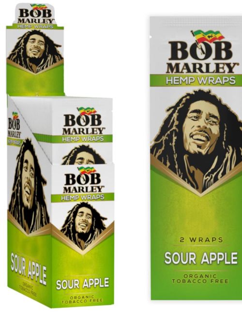 Bob Marley Hemp Wraps Sour Apple