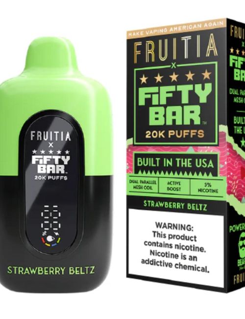 Fifty Bar 20K Strawberry Beltz