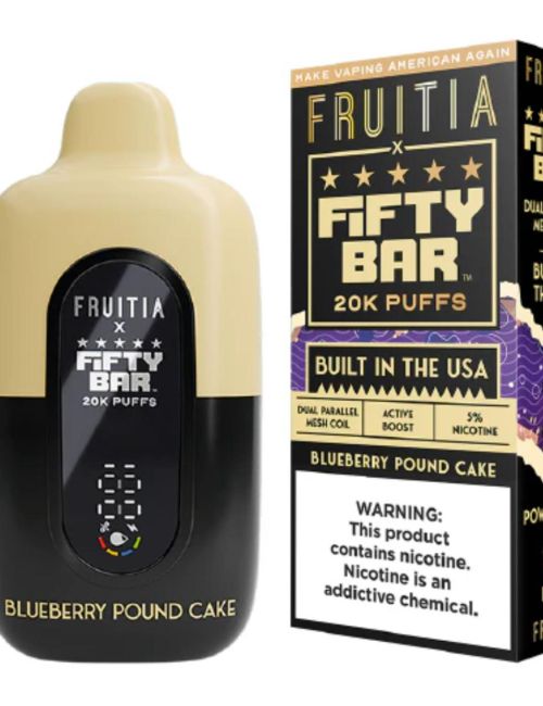 Fifty Bar 20K Blueberry Pound Cake