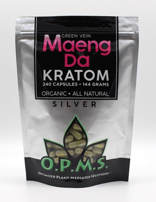 OPMS Silver Green Maeng Da Caps 240ct