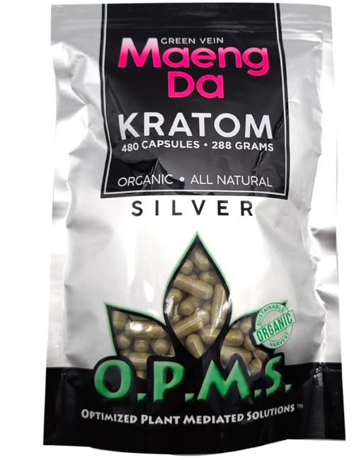OPMS Silver Green Maeng Da Caps 480ct