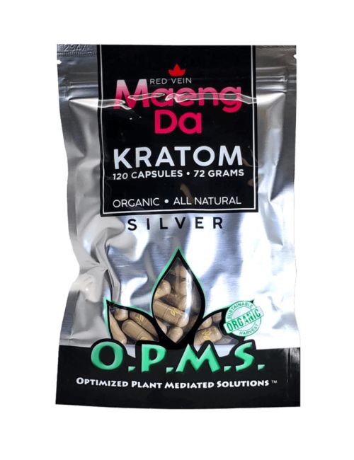OPMS Silver Red Maeng Da Caps 120ct