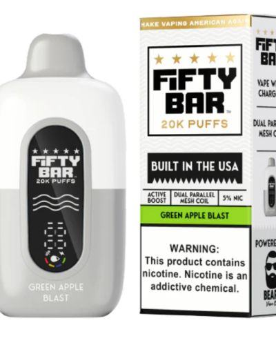 Fifty Bar 20K Green Apple Blast