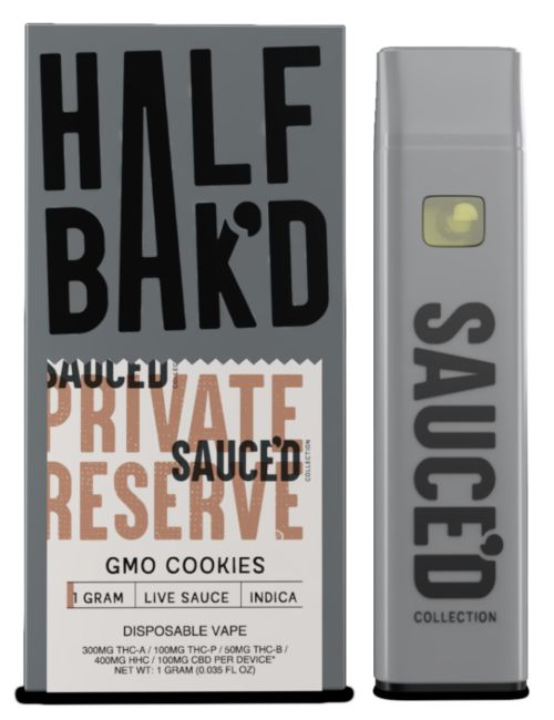 Half Bak'd Sauced 1G GMO Cookies