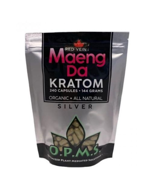 OPMS Silver Red Maeng Da Caps 240ct