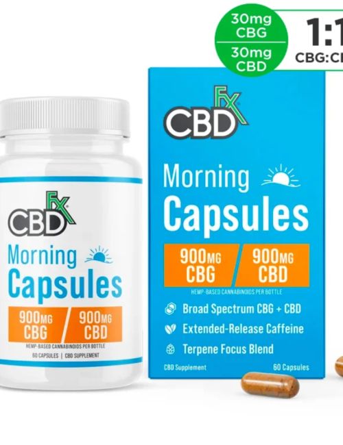 CBDFX Morning Capsules 900mg