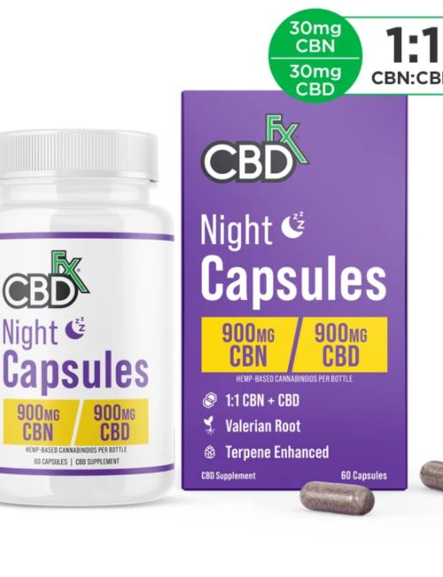CBDFX Night Capsules 900mg