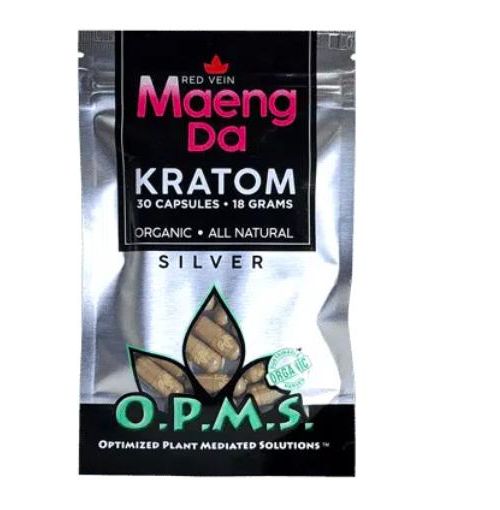 OPMS Silver Red Maeng Da Caps 30ct