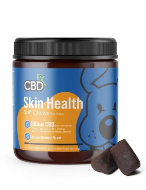 CBDFX Dog Chews Skin Health 600mg
