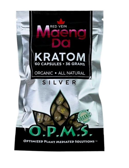 OPMS Silver Red Maeng Da Caps 60ct