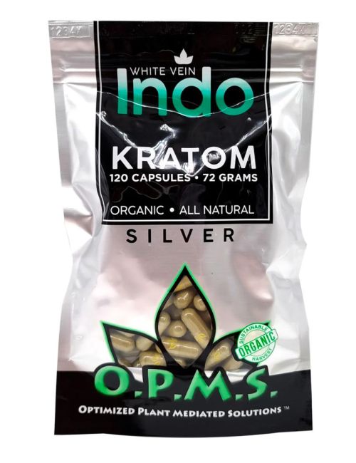 OPMS Silver White Indo Caps 120ct
