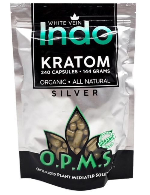 OPMS Silver White Indo Caps 240ct