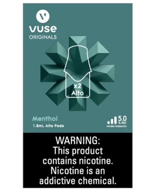 VUSE Pods Menthol 5% 2pk
