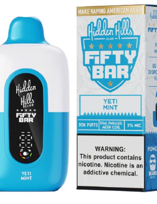 Fifty Bar 20k Yeti Mint