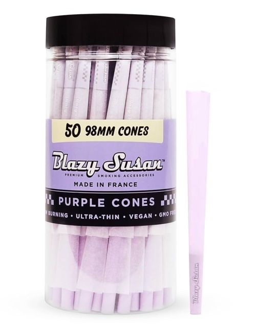 Blazy Susan Purple Cones 98mm 50ct