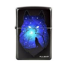 Zippo Pulsar Wolf & Stars