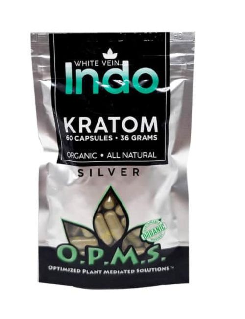 OPMS Silver White Indo Caps 60ct