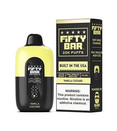 Fifty Bar 20k Vanilla Custard