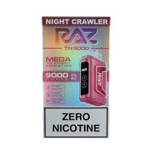 RAZ TN9000 0% NICOTINE Night Crawler