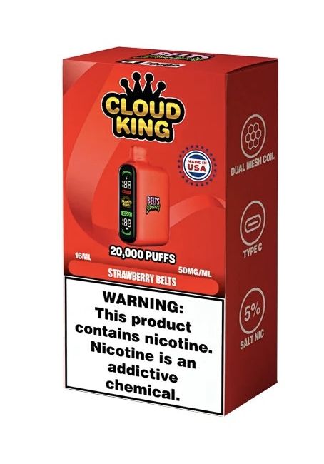 Cloud King 20k Strawberry Belts