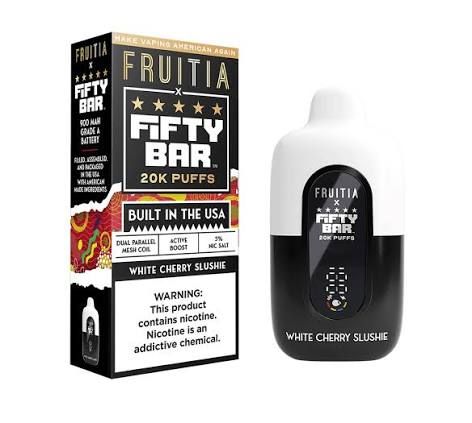 Fifty Bar 20k White Cherry Slushie