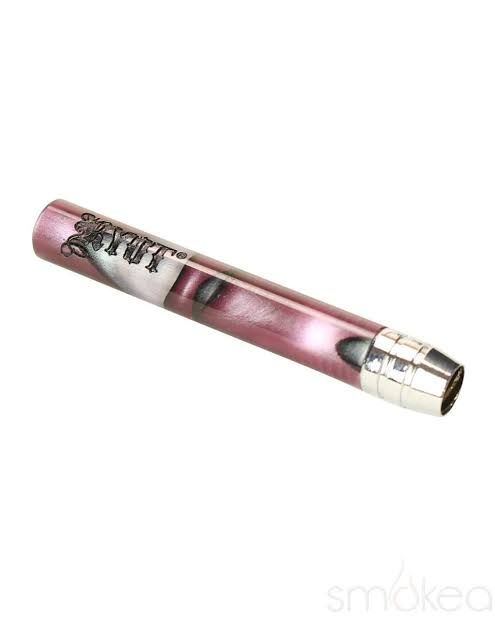 RYOT Acrylic One Hitter White/Purple Sm