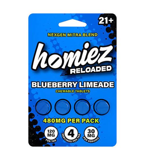 Homiez Reloaded 4pk Blueberry Limeade
