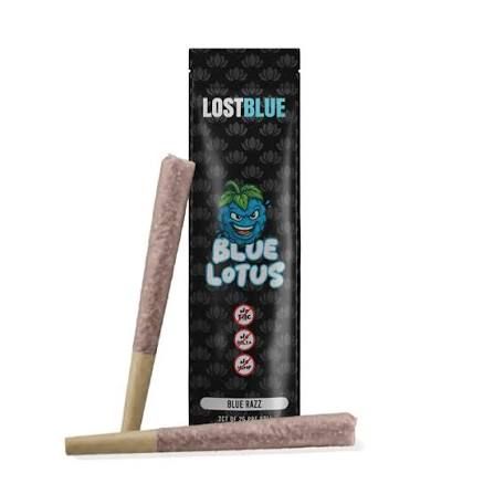 Lost Blue 2ct Preroll Blue Razz