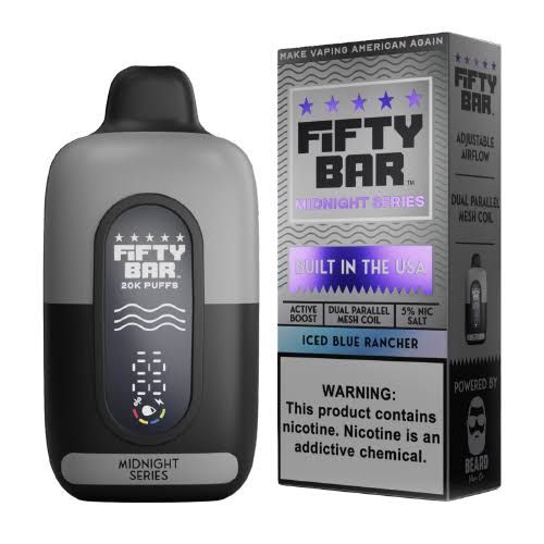 Fifty Bar 20k Iced Blue Rancher