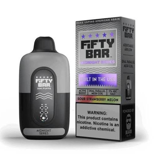 Fifty Bar 20k Sour Strawberry Melon