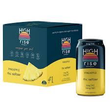 High Rise THC Seltzer 5mg Pineapple