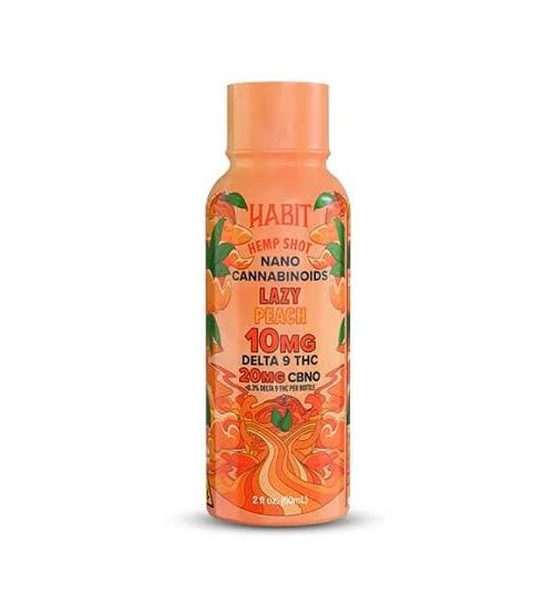 Habit D9 Shot 10mg Lazy Peach