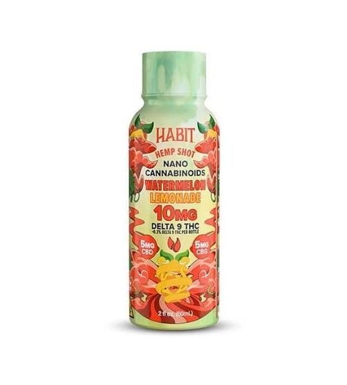 Habit D9 Shot 10mg Watermelon Lemonade