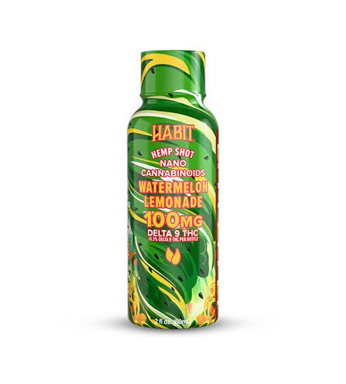 Habit D9 Shot 100mg Watermelon Lemonade 