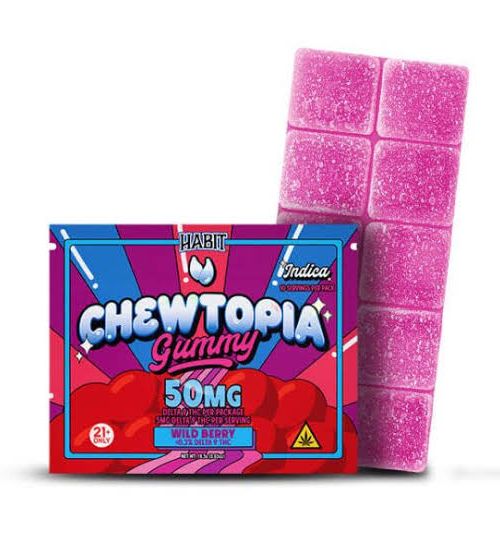 Habit D9 Chewtopia Bar 50mg Wild Berry