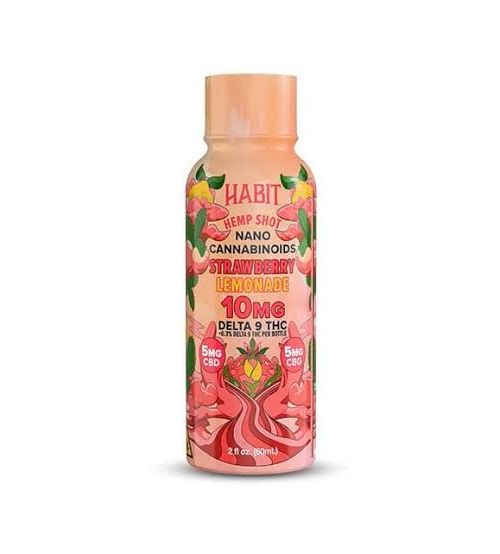 Habit D9 Shot 10mg Strawberry Lemonade