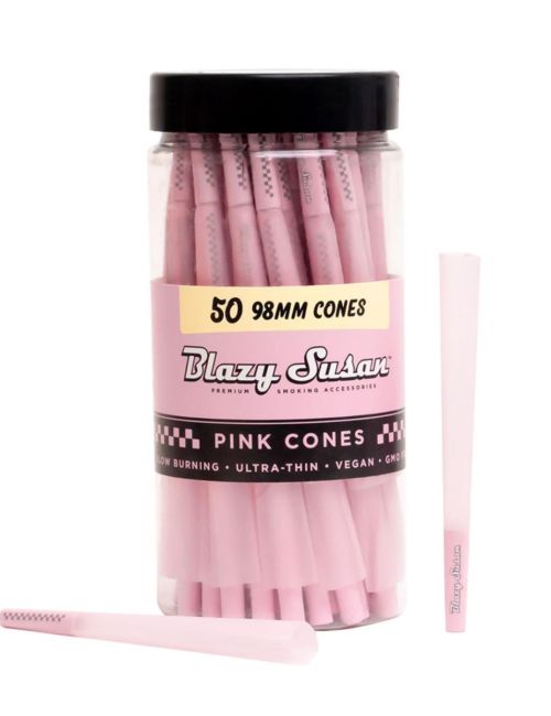 Blazy Susan Pink Cones 98mm 50ct