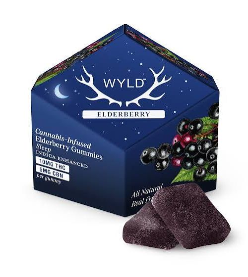 WYLD 10mg Sleep Gummies Elderberry 10ct