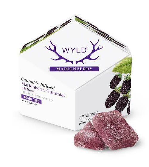 WYLD 10mg Mellow Gummies Marionberry 10ct