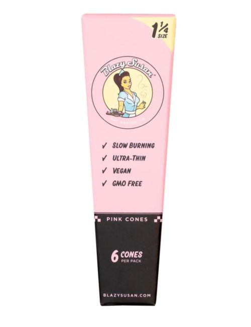 Blazy Susan Pink Cones 1.25 6ct