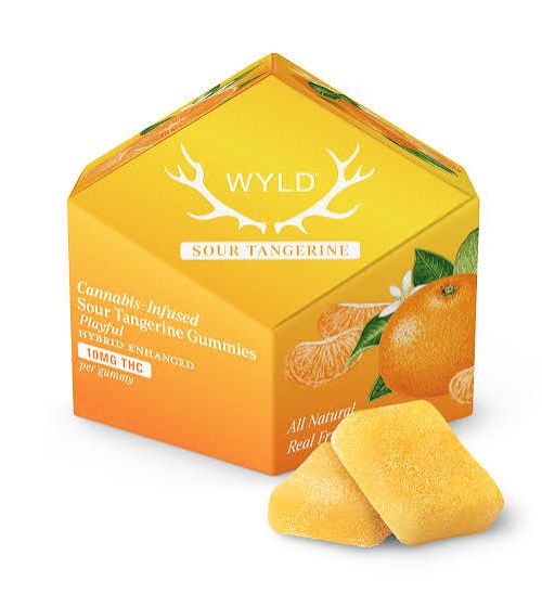 WYLD 10mg Playful Gummies Sour Tangerine 10ct