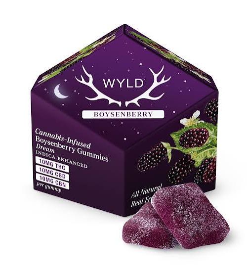 WYLD 10mg Dream Gummies Boysenberry 10ct