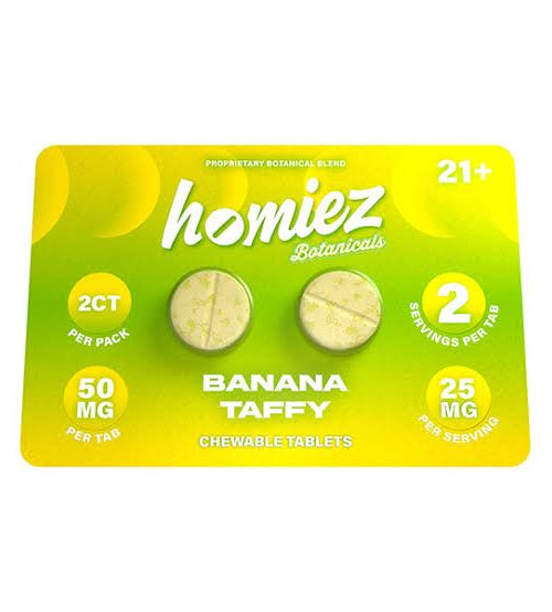 Homiez Banana Taffy 2ct