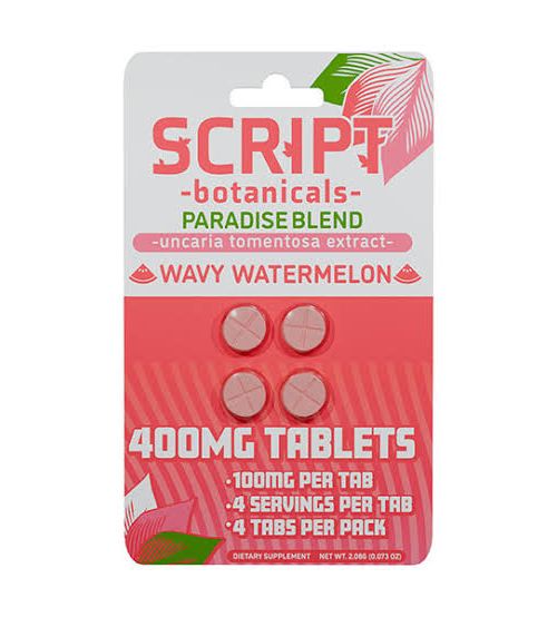 Script Wavy Watermelon 4ct