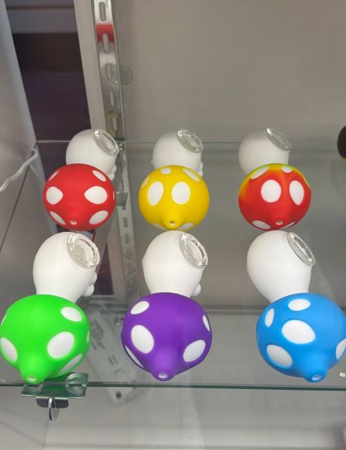 Silicone Mushroom Hand Pipe