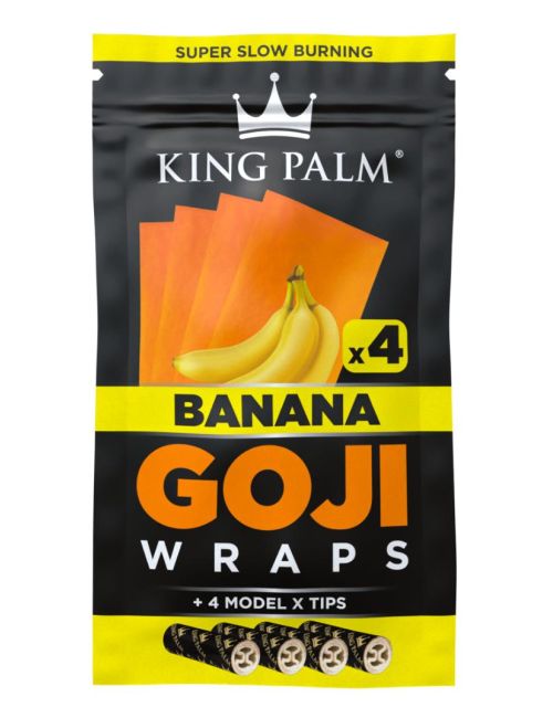 King Palm Goji Wraps Banana 4PK