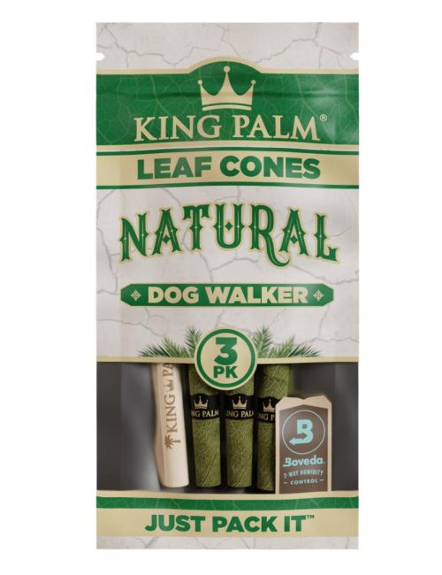 King Palm Dog Walker Natural 3PK