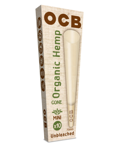 OCB Organic Hemp Cone Unbleached Mini 10pk